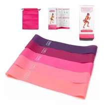 Ligas Elásticas Tonofucsia Ejercicios 5pack Bandas Crossfit