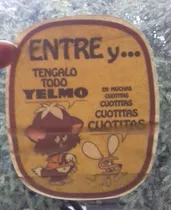 Calco Yelmo Electrodomésticos 1975 Adhesivo Sticker 16x12,5
