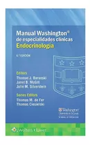 Libro Manual Washington De Endocrinologia 4ed.