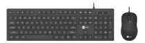 Kit Teclado E Mouse Com Fio Cm102 Preto Lecoo