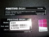 Repuestos Notebook Positivo Bgh C501