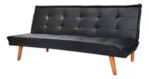 Futon Florencia Negro Bonno Diseño De La Tela Big Ponme