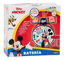 Bateria Mickey Mouse Faydi Color Roja