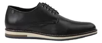 Zapato Derby Plain Toe Ringo Ryker 01 De Cuero Cuero Negro Diseño Liso 40 Ar Para Adultos - Hombre