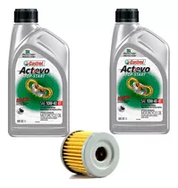 Kit Aceite 2lt Castrol 10w40 + Filtro Gixxer/fz16/r15/fz25