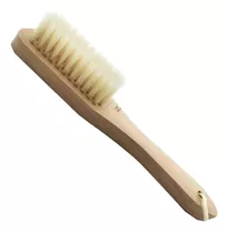 Cepillo Cerdas Suaves Barba Color Blanco Madera Yi Jing Blanco 4cm De Diámetro