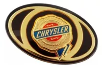 Emblema Adesivo Frente Ou Trás Chrysler 300c Metal Dourado