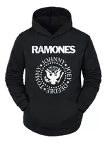 Buzo Canguro De The Ramones / Logo De La Banda / Unisex