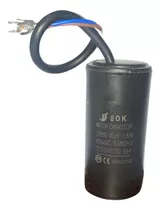 Condensador Del Motor Cbb60 40uf Con Cable 450vac 50/60hz