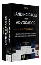 Pack Landing Page Para Advogado - Templates Editáveis Wp