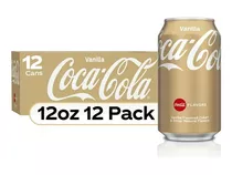 Coca Cola Vainilla 12 Latas De 355 Ml Importado 12 Pack