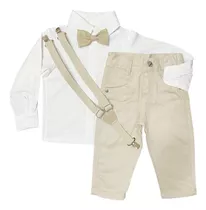 Conjunto Social Menino Infantil Criança Casamento Batizado