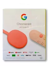 Chromecast Google Tv Sunrise Rosado Control Remoto Por Voz
