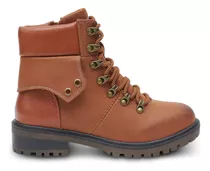 Botas Borcegos Lady Stork Jamaica Acordonados Mujer Urbanos