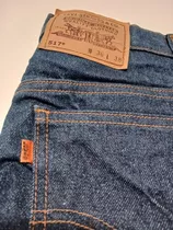 Pantalon Levis Azul Naranja  Made In Usa Talla 34-32 Ep 1990