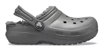 Crocs Crocband Classic Lined Clog Corderito Grey Niños 2101