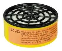 Filtro Rc 203 Carbografite (para Máscara Cg 306) 06 Unidades