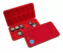 Caja Porta Juegos Nintendo Switch Pokedex Pokémon 24 Juegos