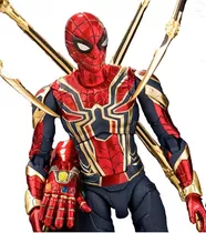 Iron Spider End Game Homem Aranha Ultimate Spiderman 20 Cm