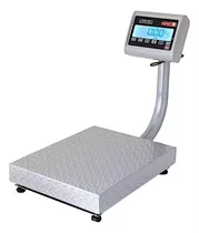 Báscula Comercial Digital Torrey Eqb 100kg Con Mástil 110v/220v Gris 48 cm X 38 cm