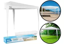 Tenda Praia Gazebo 3x3 Branca Kala Barraca Camping C/ Sacola Cor Branco