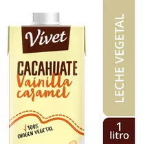 Leche De Cacahuate Vainilla Caramel Vívet 1l