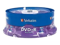 Verbatim Dvd+r 4.7gb 16x Azo Recordable Media Disc 25