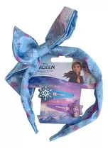 Set Vincha + Hebillas Frozen Acces Para El Pelo Disney