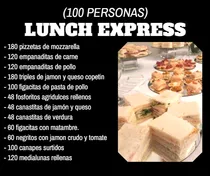 Lunch Para 100 Personas + Jamon 