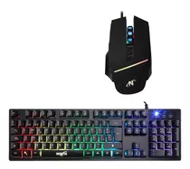 Combo Gamer Led Rgb Teclado Y Mouse Original Nisuta Calidad