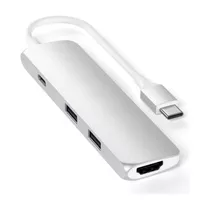 Satechi Hub Adaptador Slim Multipuerto Usb-c 4k Hdmi Usb