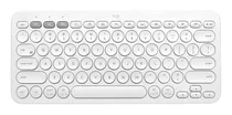 Teclado Bluetooth Logitech K380 Qwerty Inglês Us Cor Off White