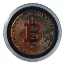 Moneda De Colección Bitcoin Metal *ag*