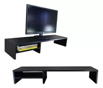 Kit 2 Suporte Para Monitores Mesa Elevado Setup Gamer 90cm