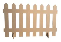 Kit 02 Cerquinha Provençal Mdf Decoração Fazendinha Cru 90cm