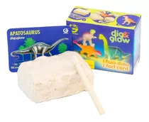 Kit Escavação Dinossauro Infantil Brinquedo Fóssil Brilha