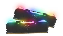 Memoria Ram Viper Rgb Gamer Color Negro 16gb 2 Patriot Pvr416g320c6k