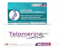 Telomerina Nad+ Longevidad X 30 Capsulas Sabor No