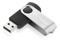 Pendrive Multilaser Twist Preto 4gb - Pd586 #279355