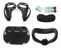 Kit Capa Para Oculus Quest 2 Com Protetor De Lentes Completo