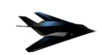 Miniatura Avião Metal F-117-a Stealth Escala 1:72 Asa Negra