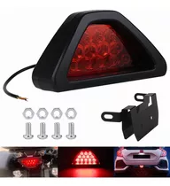 Luz Trasera Freno Luces Auto Moto 12 Led Estrobo Stop Tipo