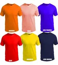 6 Remeras Lisas De Algodón 100 % / Lote / Pack / Por Mayor 