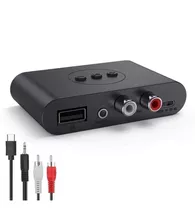 Receptor Bluetooth 5.0 Dual Salida Rca Y 3.5mm+ Usb