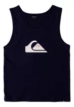 Musculosa Niños Quiksilver Comp Logo Tank Azul Marino