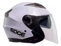 Casco Moto Semi Integral Edge Jaguar Solid Motos Bicicleta