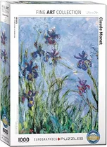 Eurographics Irises By Claude Monet Quebra-cabeça De 1000 Pe