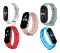 5 Mallas Para Xiaomi Band 5 6 Resistente Calidad Smart Watch