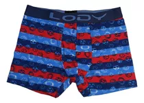 Pack Boxer Niños X3 Lody Algodón Y Lycra Estampados Surtidos