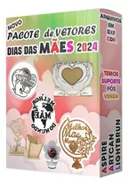 Pacote 200 Vetores Dia Das Maes Cdr Dxf Corte Cnc